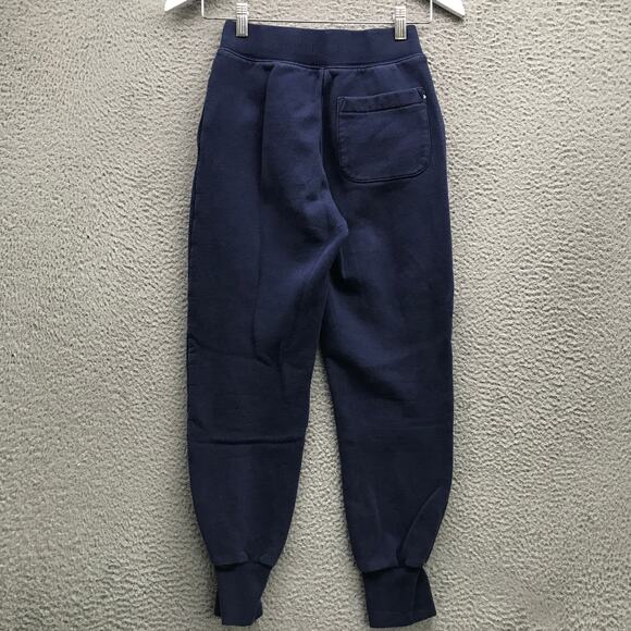 TNA Aritzia Cozy Fleece Jogger Sweatpants Womens 2XS XXS Pocket Navy - Picture 4 of 5